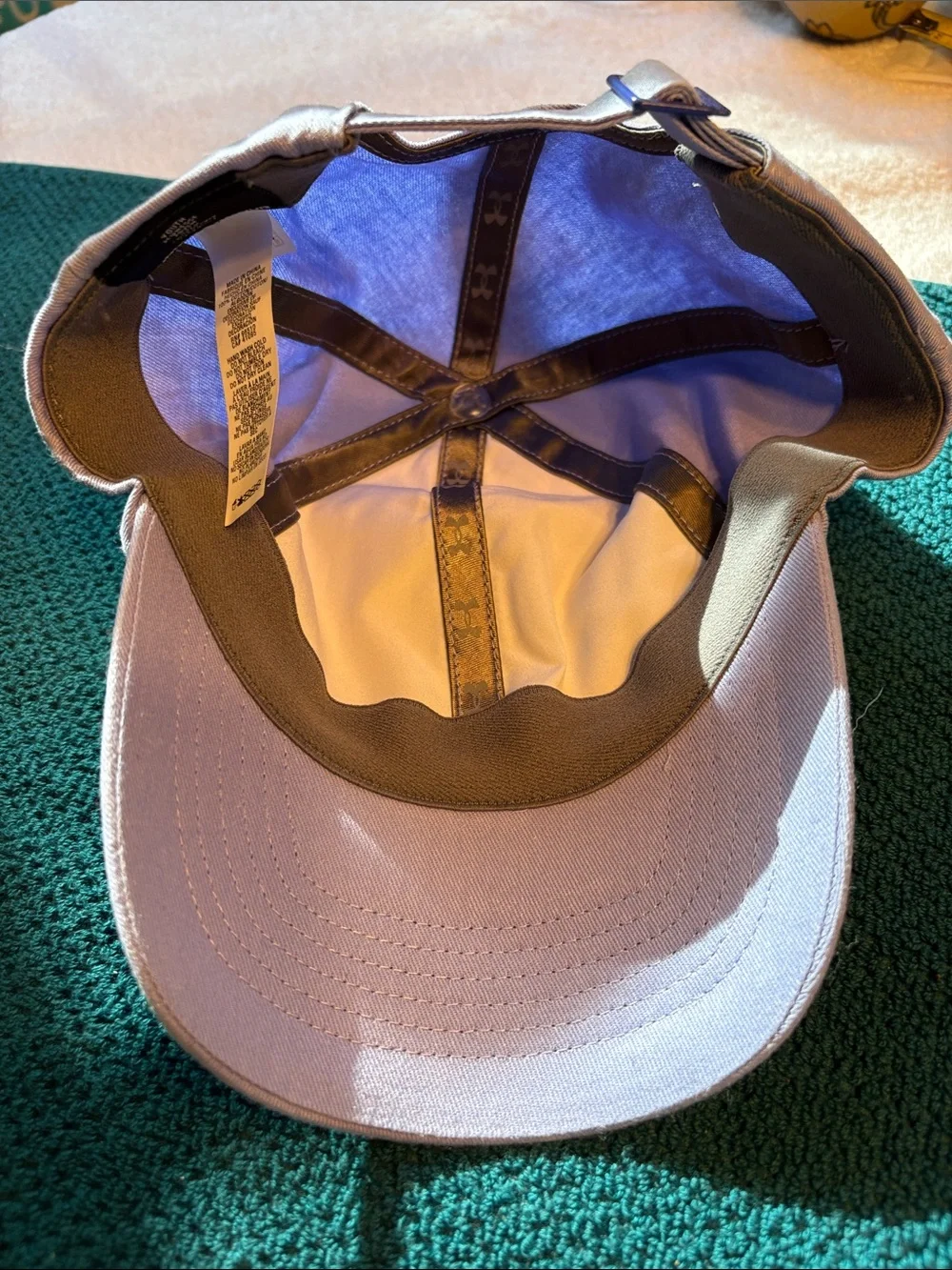 Under Armour Youth 100% Cotton Purple Ball Cap with Embroidered Logo